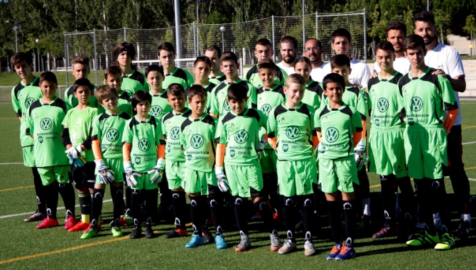 Foto familiar del I Campus de Guardametas de Salamanca