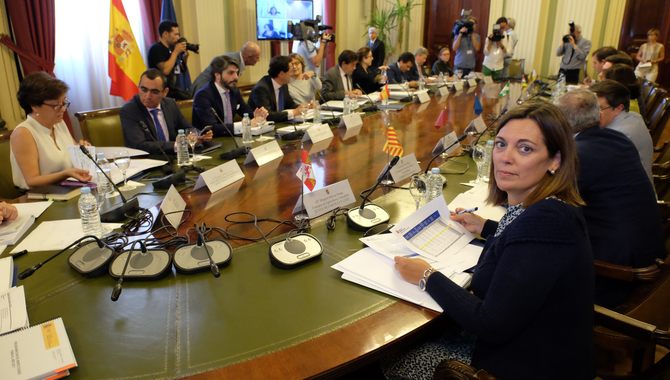 La consejera, milagors Marcos, durante la Sectorial de Agricultura / JCyL