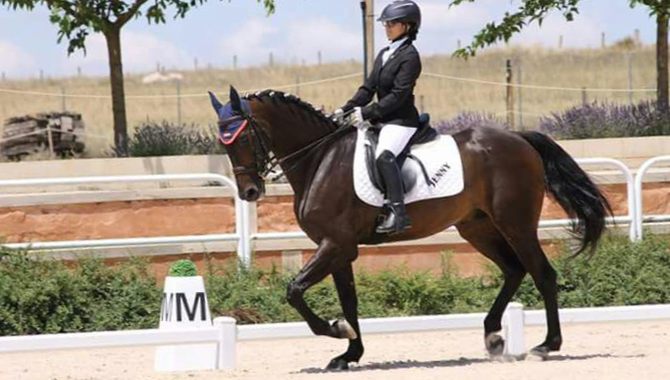 Jennyfer Cabezas Victoria, campeona de España de doma clásica con Zafiro