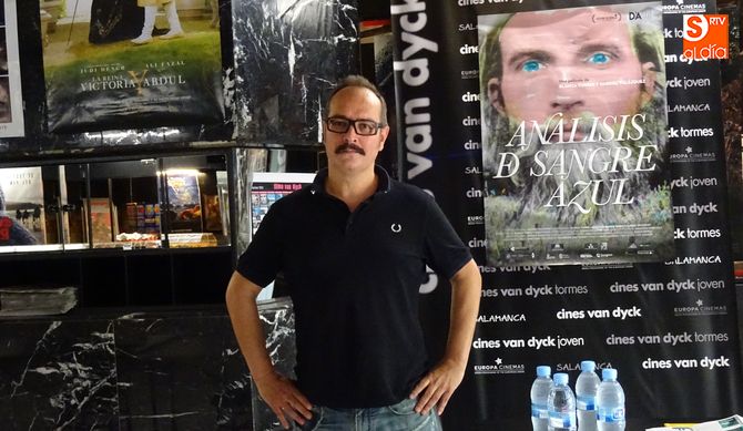 El director de cine salmantino Gabriel Velázquez en Cines Van Dyck