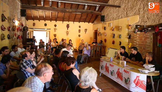 Participantes en la jornada de cultura con mayúsculas en Morille. Foto: Alberto Martín