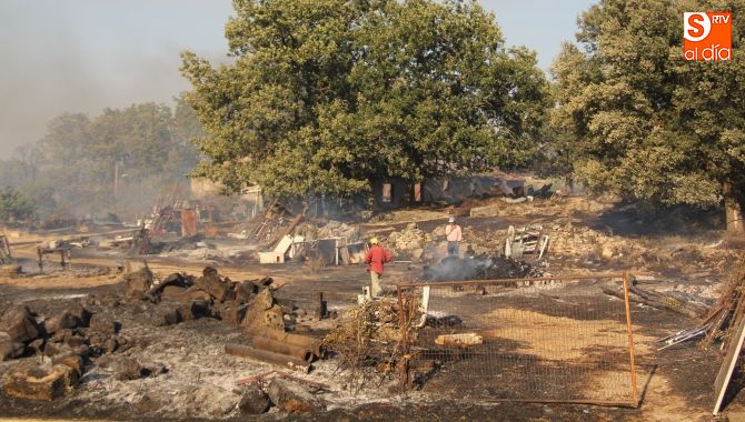 El incendio ha calcinado casi 200 hectáreas de pasto y matorral / CORRAL