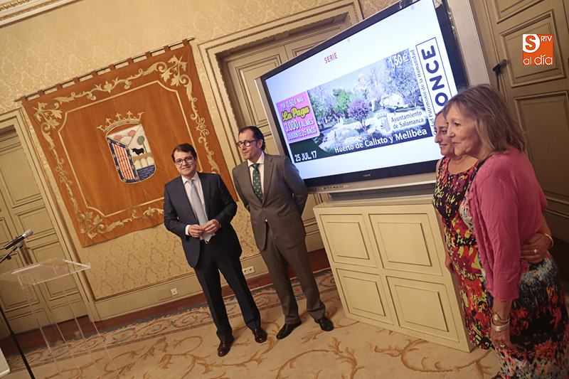 Cinco millones y medio de cupones de la ONCE promocionarán el Huerto de Calixto y Melibea