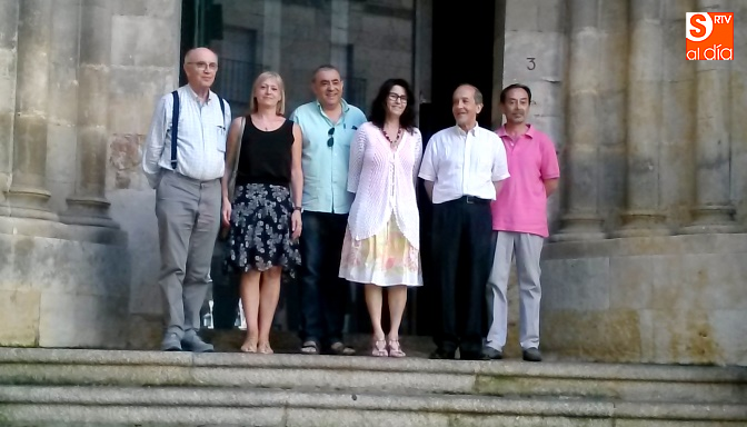 Algunos de los integrantes del equipo de Fe y Arte de la Unidad Pastoral Centro Histórico, que han realizado una minuciosa investigación sobre esta iglesia