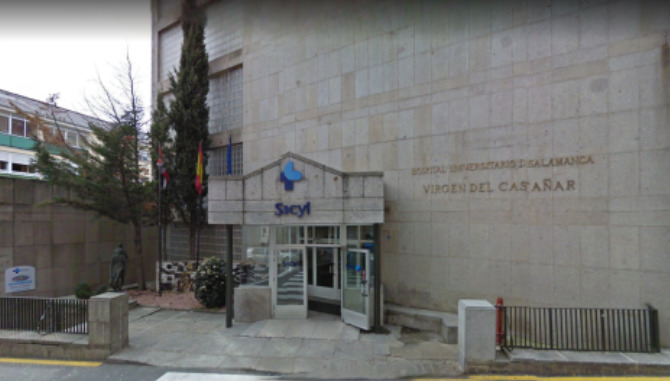 La mujer golpeada fue asistida en el Virgen del Castañar de Béjar