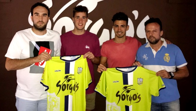 Presentación de Jorge Cornejo y Dani Martínez, nuevos jugadores del CDF Helmántico