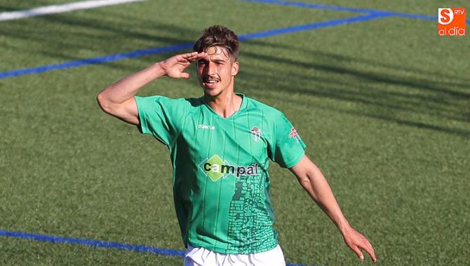 Manu Dimas marcó el primer gol del Guijuelo en pretemporada