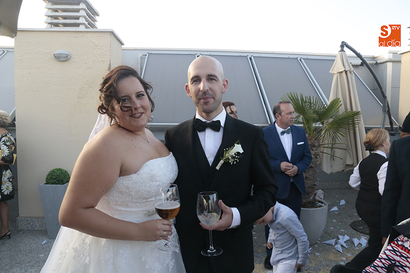 Un momento del cóctel que se celebró en el hotel Corona Sol (Foto de Álex López)