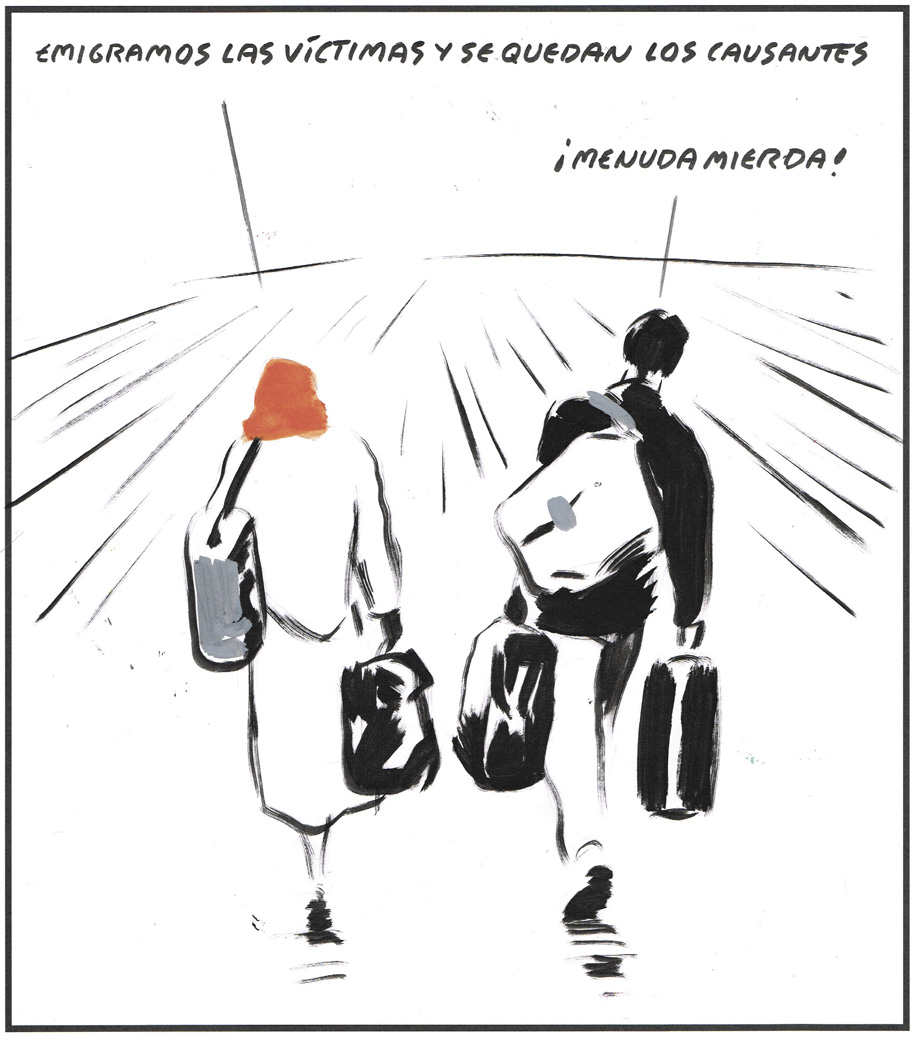 La dolorosa salida de tu País