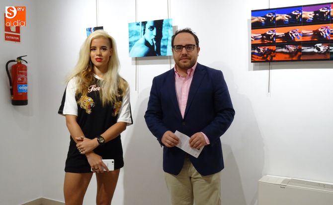 Rita Fernández y el concejal de Juventud, Daniel Llanos