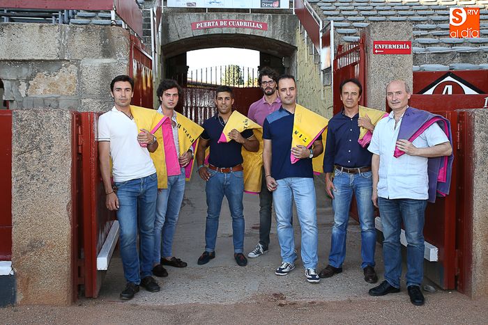 Aficionados prácticos en La Glorieta en un reportaje para SALAMANCArtv AL DÍA | FOTOS: Alberto Martín