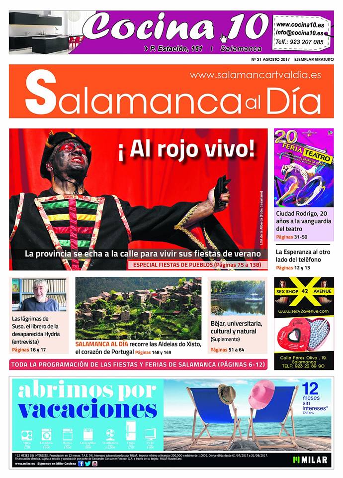 Rotundo éxito de la edición de agosto de SALAMANCA AL DÍA, la mejor guía festiva de capital y...