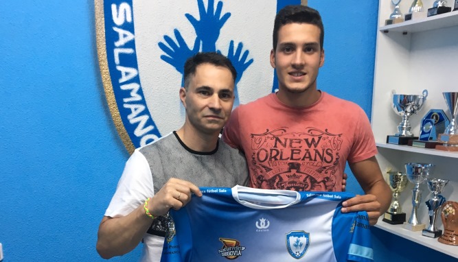 Presentación de Rubén con el Confitería Gil FS Salamanca