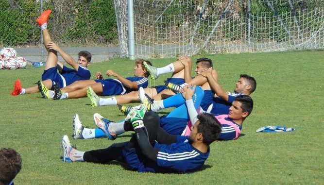 Entrenamiento del CF Salmantino UDS