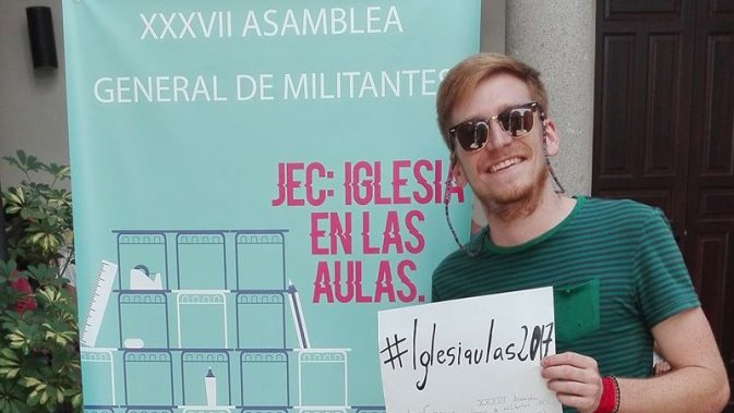 Eduardo Martín, nuevo presidente nacional de la Juventud Estudiante Católica