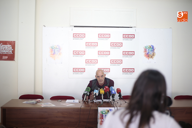 Emilio Pérez Prieto, responsable de CCOO. Foto: Alejandro López