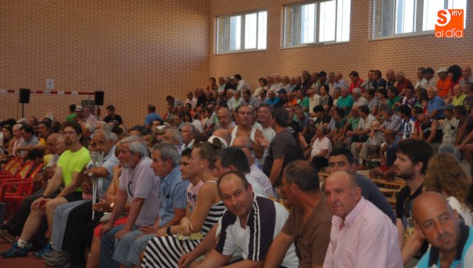 Aficionados asistentes a los partidos celebrados el año pasado en Sardón