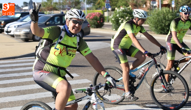 Buen ambiente entre los participantes de esta marcha / Foto de Alberto Martín