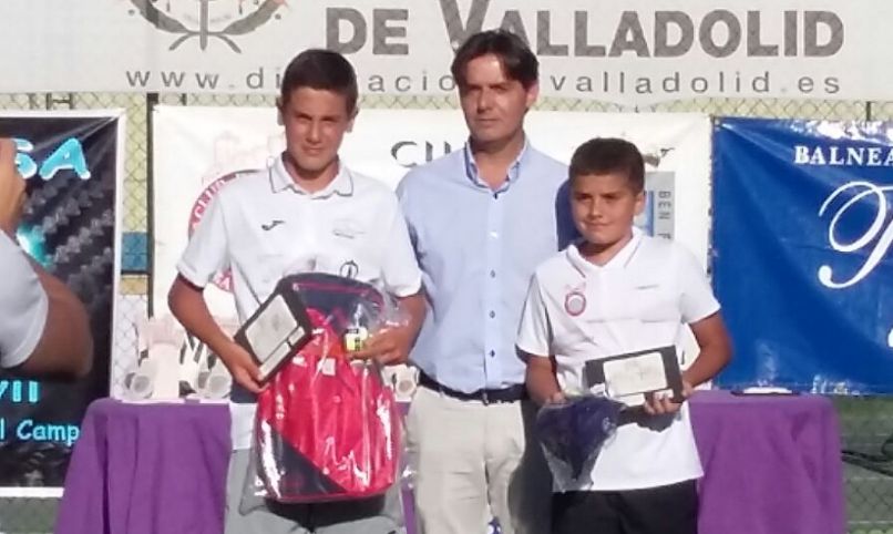 Carlos Sierra, campeón alevín en Medina del Campo  