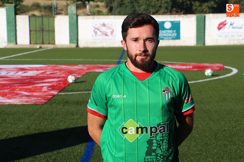 Eneko Iriondo en la presentación oficial de jugadores la pasada semana.