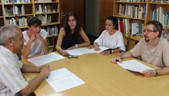 Reunión del equipo de Ranquines en Cáritas Salamanca