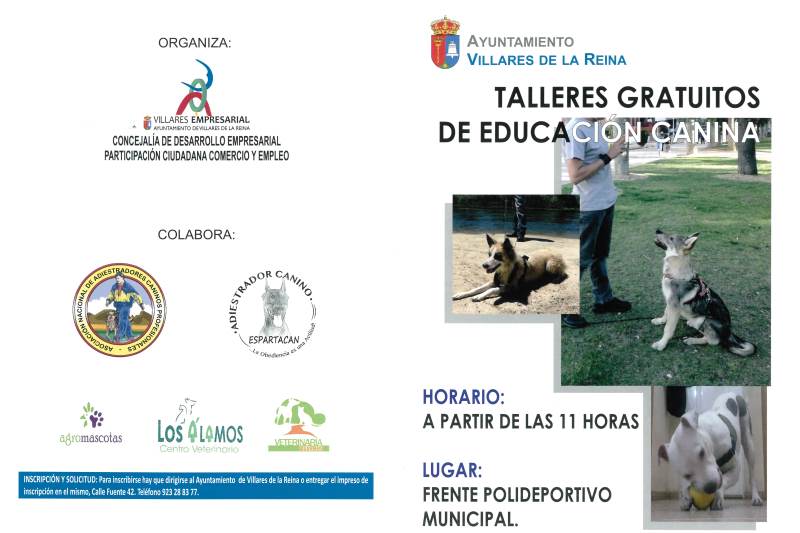 Foto 2 - Villares de la Reina organiza un taller de adiestramiento canino   