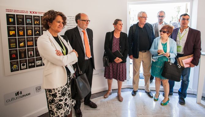 Inauguración de la muestra en México