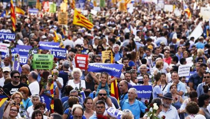 ‘No tengo miedo’, el grito masivo de Barcelona  