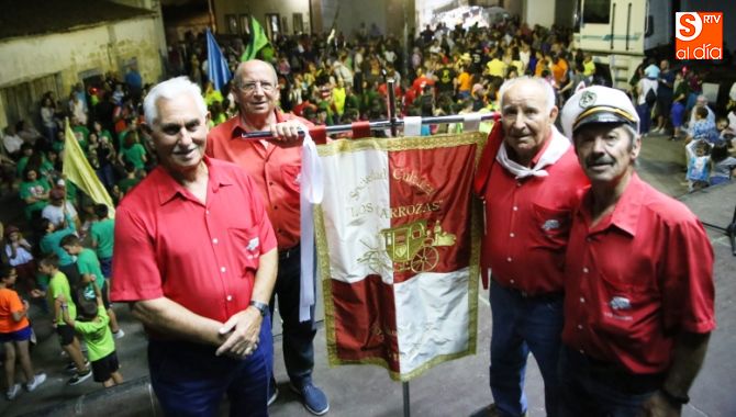 Momento del pregón celebrado en El Pedroso de la Armuña