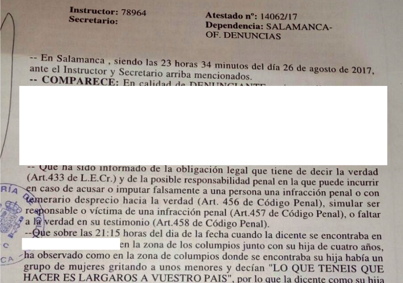 Golpean a una mujer que quería denunciar una agresión xenófoba   
