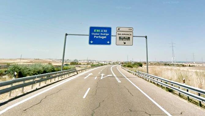 Uno de los tramos de la A-62 que será remozado