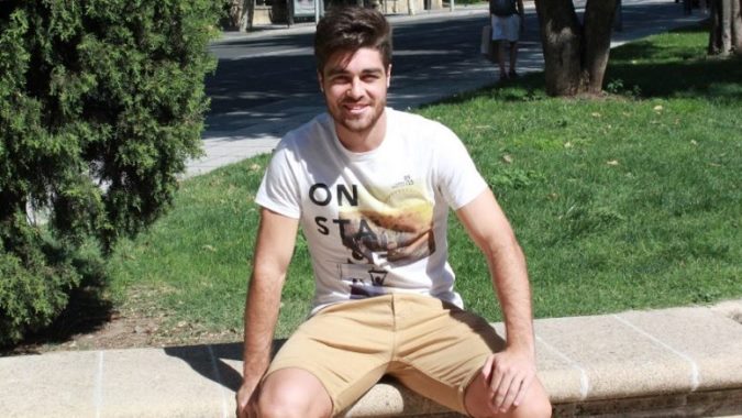 Juanan del Álamo, jugador del CF Salmantino UDS