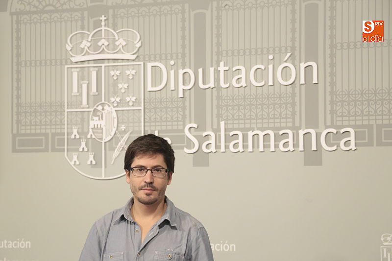 Gabriel de la Mora, diputado provincial de Ganemos Salamanca (Foto de Álex López)