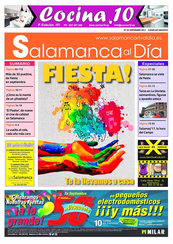 SALAMANCA AL DÍA saca a la calle su potente número de septiembre, la guía más completa de las...