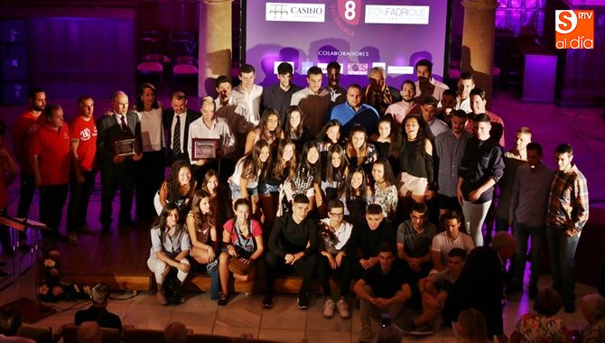 Foto de familia de los premiados. Foto: Alberto Martín