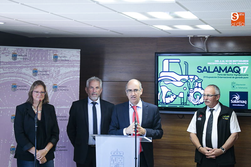 Javier Iglesias, en el acto de bienvenida a la representación de Nueva Aquitania. Foto: Alejandro López