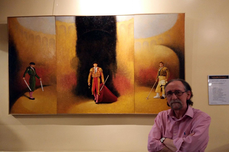 Alejandro Mesonero expone durante todo el mes de septiembre una composición dedicada al mundo de la tauromaquia