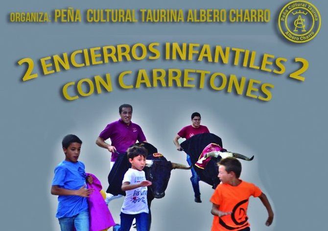 Encierros infantiles en Van Dyck los días 16 y 17 de septiembre con Albero Charro  