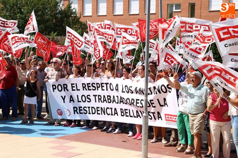 Cabecera de la manifestación del 25 de agosto