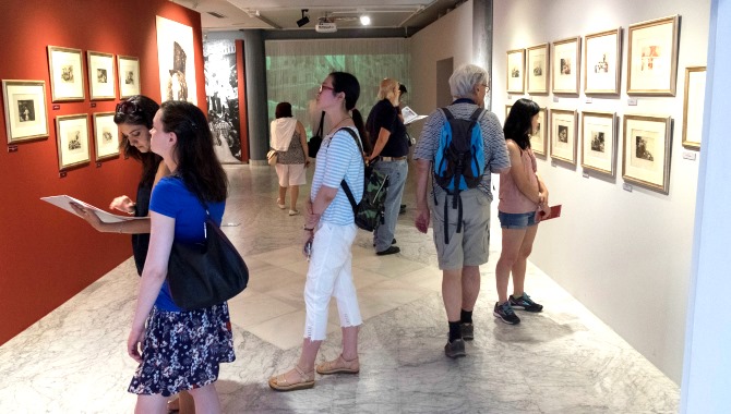 Exposición en la Casa Lis. Foto: Alberto Prieto