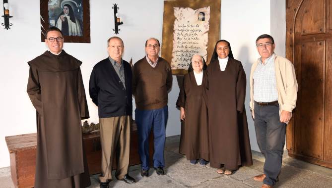 Miguel Á. de la Madre de Dios; Florentino Gutiérrez; Juan F. Buitrago; hermana Sonsoles; María de Santa Teresa y Gonzalo Escamilla