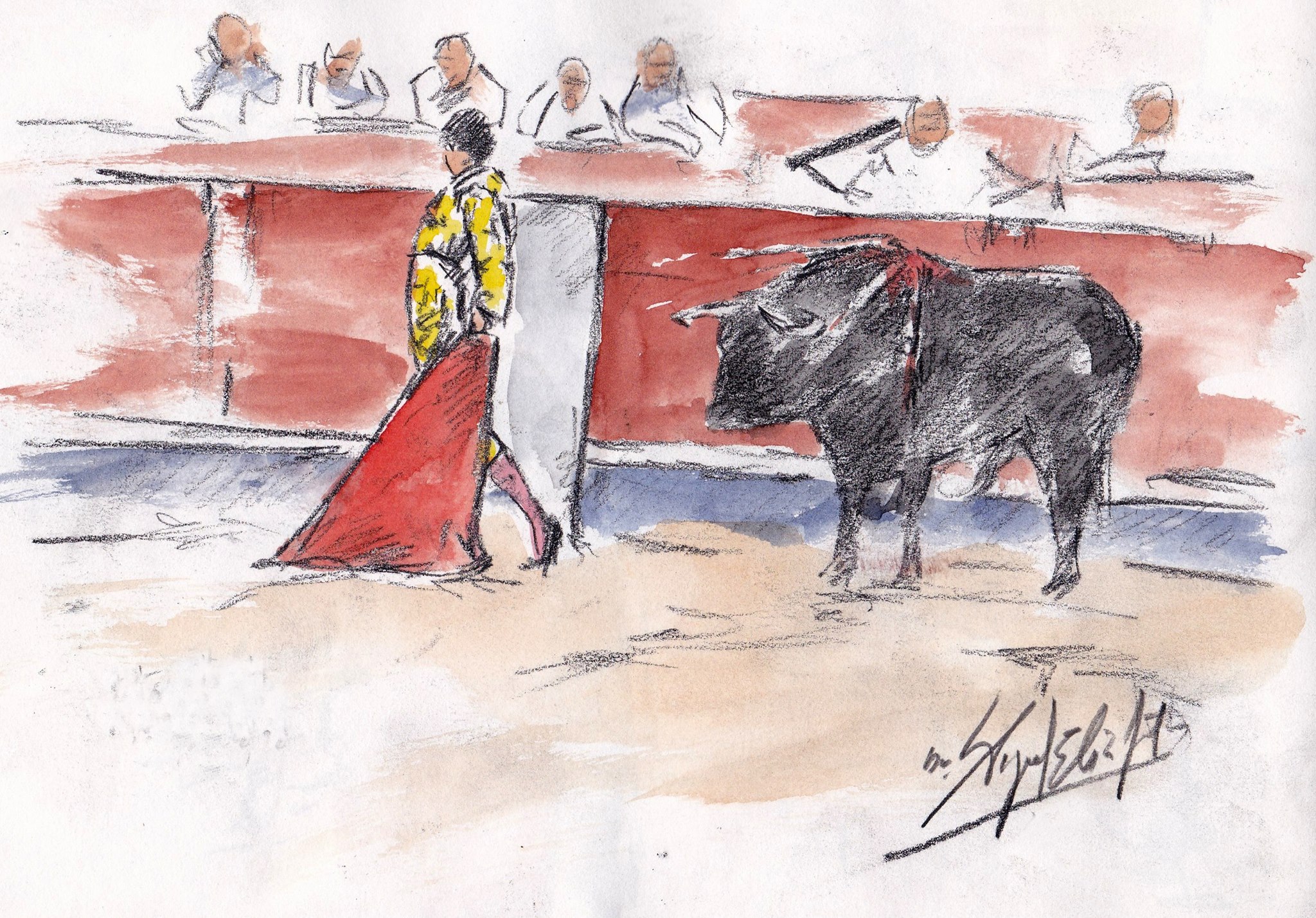 Como el toro, te sigo y te persigo