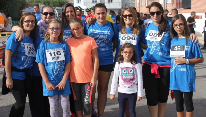 Buen ambiente en Aldeaseca de la Armuña, con motivo de esta carrera
