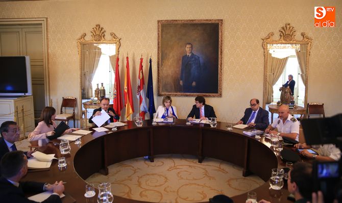 Reunión de la Junta Local de Seguridad de Salamanca. Fotografías: Alberto Martín