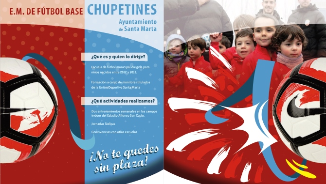 Últimas plazas para participar en la Escuela de fútbol ‘Chupetines’ del Santa Marta  