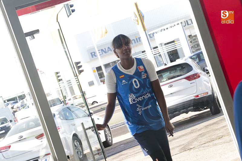 Angel Robinson, presentada en el concesionario de KIA en Salamanca (Foto de Álex López)