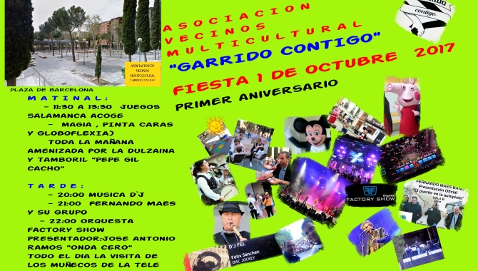 La Asociación de Vecinos Multicultural ‘Garrido Contigo’ celebra su primer aniversario  