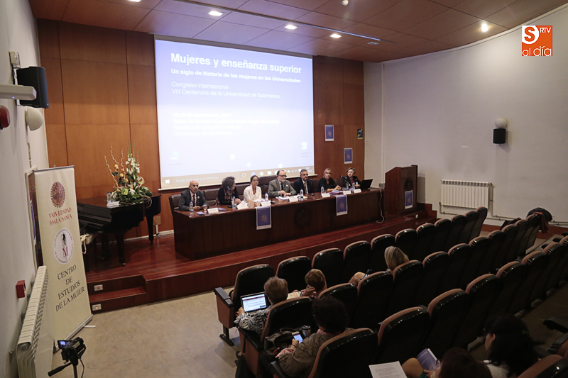 Inauguración del congreso en la Facultad de Geografía. Foto: Alejandro López