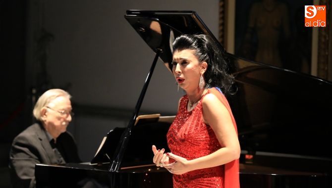 Un momento de la actuación en la Casa Lis