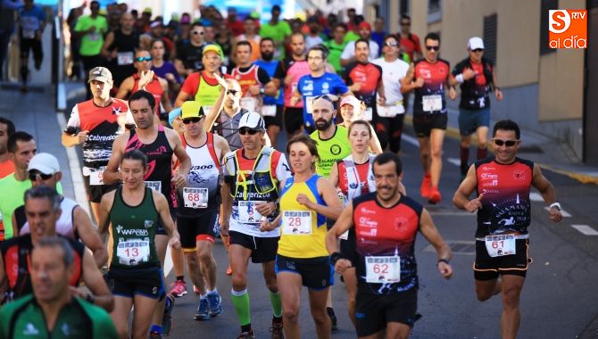 Momento de la salida del II Trail Escarpes del Tormes